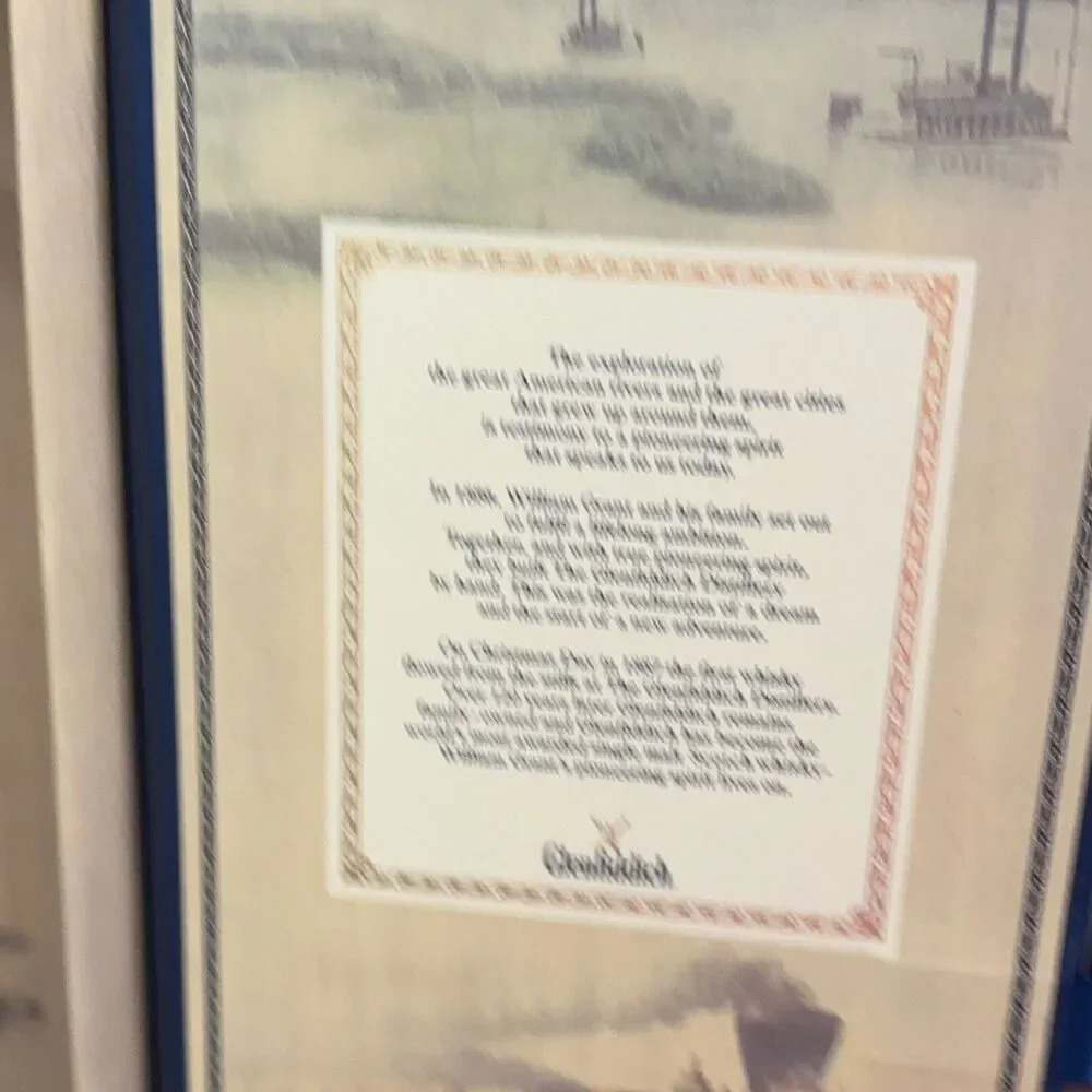 Glenfiddich Age of Discovery Empty Presentation Box 19 Year Bourbon Cask Blue
